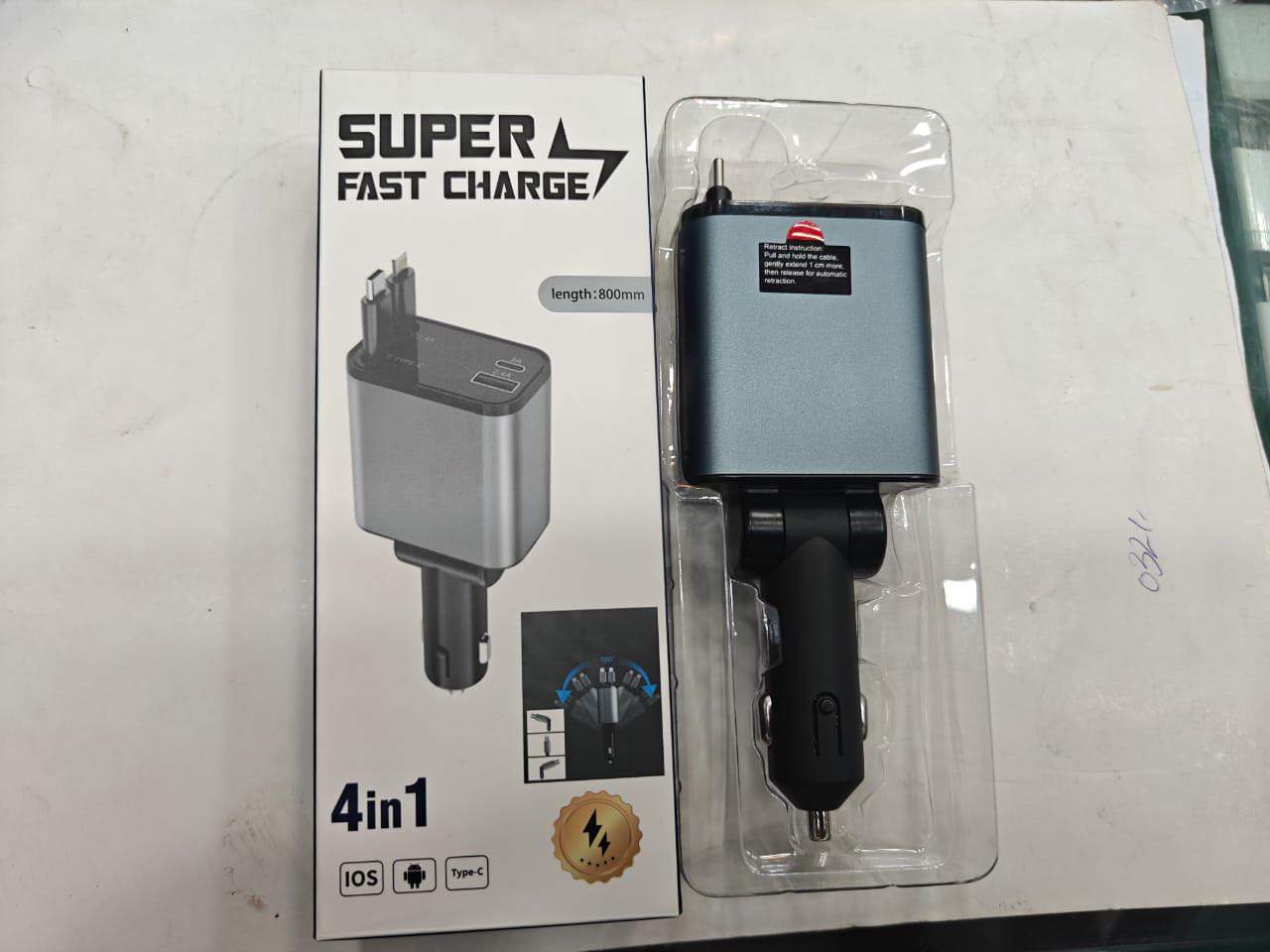 car charger adapter 4 in 1
