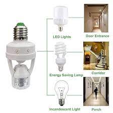 Motion Sensor LED Bulb Holder